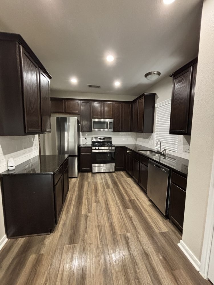 Fresh office kitchen after STYX commercial clean